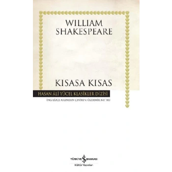 Kısasa Kısas (Karton Kapak) - William Shakespeare - İş Bankası Kültür Yayınları