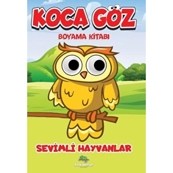 Koca Göz Boyama-Sevimli Hayvanlar - Bookalemun Yayınları