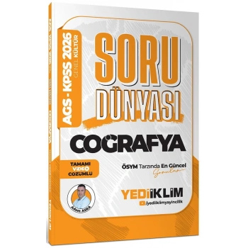 KPSS Coğrafya Soru Dünyası 2026-Yediiklim Yayınları