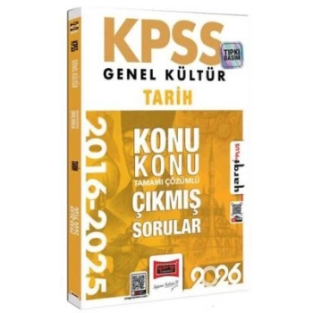KPSS Genel Kültür Tarih Çıkmış Sorular-Yargı Yayınları