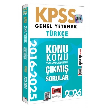 KPSS Genel Yetenek Türkçe Çıkmış Sorular-Yargı Yayınları