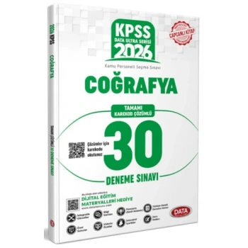 KPSS Hibrit Plus Coğrafya 30 Deneme - Data Yayınları