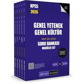 KPSS LİSANS SORU BANKASI MODÜLER SET 2026 - PEGEM YAYINLARI