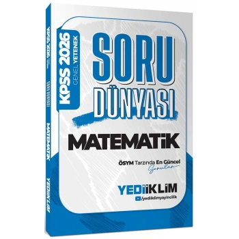 KPSS Matematik Soru Dünyası 2026-Yediiklim Yayınları