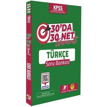 KPSS Türkçe 30 Da 30 Net Soru Bankası - Tasarı Yayınları
