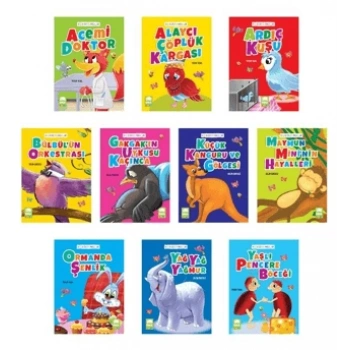 Küçük Evden Masallar-1 ve 2.sınıf hikaye- (10 Kitap) - Ema Yayınları