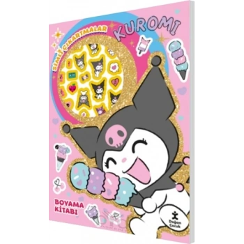 Kuromi Star Simli Çıkartmalı Boyama Kitabı-Doğan Çocuk