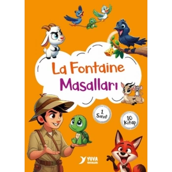 La Fontaıne Masalları 1.Sınıf 10 Kitap+Soru Kitabı-Yuva Yayınları