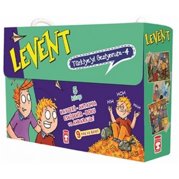 Levent Türkiyeyi Geziyorum 4 (5 Kitap) - Mustafa Orakçı - Timaş Yayınları