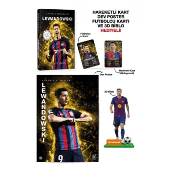 Lewandowski -Sahanın Yıldızları -(3D Biblo Hediyeli-Futbol)- Harry Coninx -(3D Biblo Hediyeli)- Parodi Yayınları