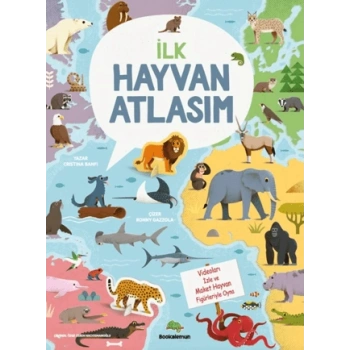 lk Hayvan Atlasım-(Ciltli)-Bookalemun Yayınları