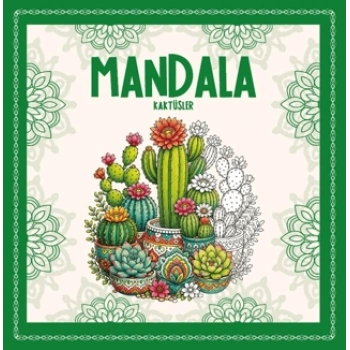 Mandala - Kaktüsler-Vivago Art