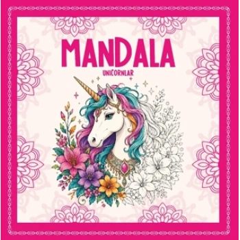 Mandala - Unicornlar-Vivago Art