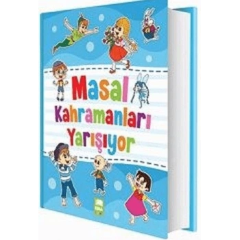 Masal Kahramanları Yarışıyor-1.Sınıf Hikaye Ciltli Masal - Fatma Işık - Ema Çocuk Yayınları