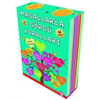 Masallarla Görgü Kuralları (10 Kitap) Timaş Yayınları