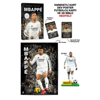 Mbappe-Sahanın Yıldızları -(3D Biblo Hediyeli-Futbol)- Harry Coninx - Parodi Yayınları