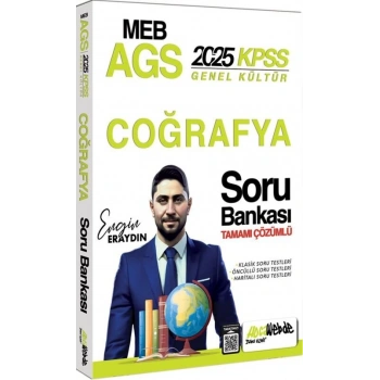 MEB-AGS KPSS Coğrafya Soru 2025-Hocawebde Yayınları