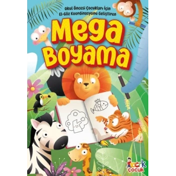 Mega Boyama -Kalın Boyama- Bıcırık Yayınları