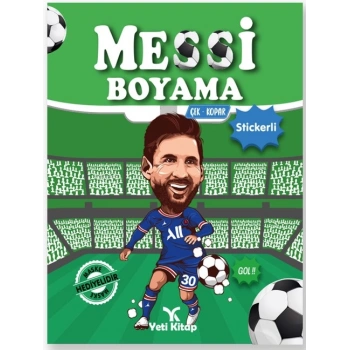 Messi Boyama Kitabı-Yeti Kitap