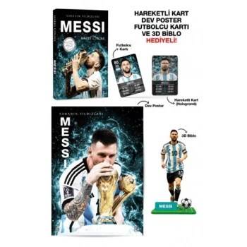 Messi-Sahanın Yıldızları -(3D Biblo Hediyeli-Futbol)- Harry Coninx - Parodi Yayınları