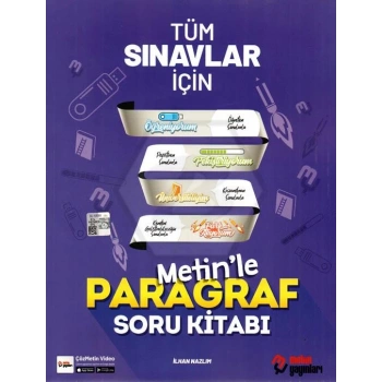 Metinle Paragraf Soru Bankası (Tüm Sınavlar İçin) - Metin Yayınları