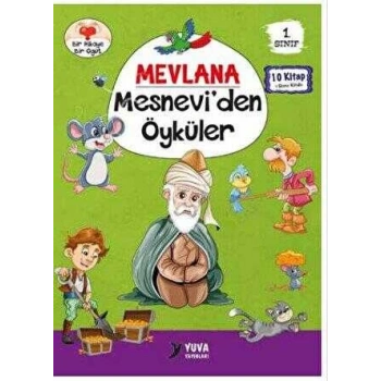 Mevlanadan Öyküler (10 Kitap)  Düz Yazı 1.Sınıf Hikaye - Yuva Yayınları