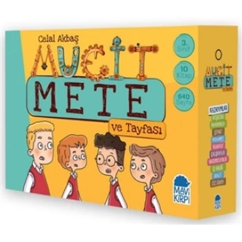 Mucit Mete Ve Tayfası 3.Sınıf Hikaye Seti(10Kitap) - Celal Akbaş - Mavi Kirpi Yayınları