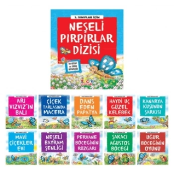 NEŞELİ PIRPIRLAR DİZİSİ 1.SINIF K.BOY 10 KİTAP / BICIRIK YAYINLARI