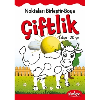 Noktaları Birleştir Boya Çiftlik 1den 30a -(Okul Öncesi)- Pinokyo Yayınları