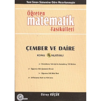 Öğreten Matematik Fasikülleri Çember ve Daire Konu Anlatımlı -  Gür Yayınları
