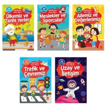 Okul Öncesi Boya Öğren - Kalın Boyama - (5 Kitap) - Ema Yayınları