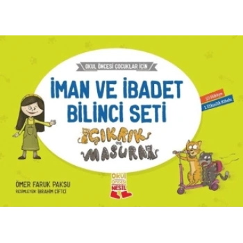 Okul Öncesi Çocuklar İçin İman ve İbadet Bilinci-Çıkrık ve Masura (10Kitap) - Ömer Faruk Paksu - Nesil Çocuk Yayınları