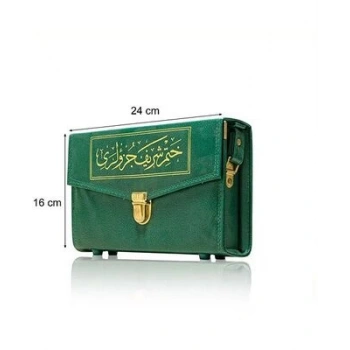 Orta Boy 30 Cüz Kuran-I Kerim Yeşil 2 Renkli-Hayrat Yayınları