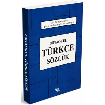 Orta Okul Türkçe Sözlük 1.Hamur Karton Kapak - Bilgi Park Yayınları