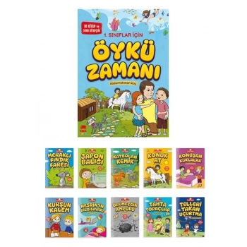 Öykü Zamanı 1.Sınıf Küçük Boy 10 Kitap+Soru Kit.)-Ema Çocuk