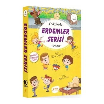 Öykülerle Erdemler Serisi Düz Yazı(10 Kitap) 1.Sınıf Hikaye - Yuva Yayınları