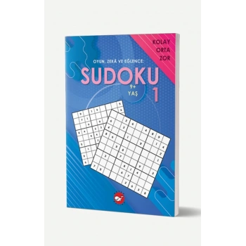 Oyun Zeka ve Eğlence Sudoku 01 (9 Yaş) - Beyaz Balina Yayınları