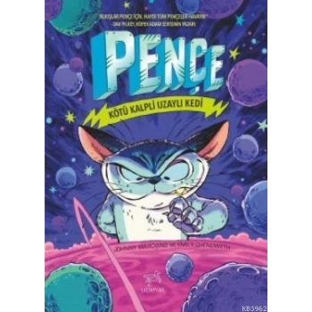 Pençe Kötü Kalpli Uzaylı Kedi - Kemalettin Tuğcu - Uçan At Yayınları