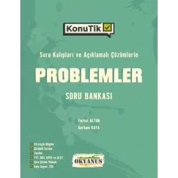 Problemler Konutik Soru Bankası - Okyanus Yayınları