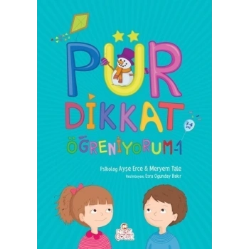 Pür Dikkat Öğreniyorum-1(Mavi) -Okul Öncesi- Bıcırık Yayınları
