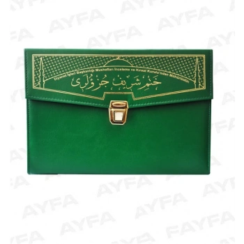 Rahle Boy 30 Cüz Çantalı Yeşil Renk (AYF235Y) - Ayfa Yayınları