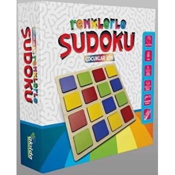 Renklerle Sudoku (Ahşap) - Aklımda Zeka Oyunları