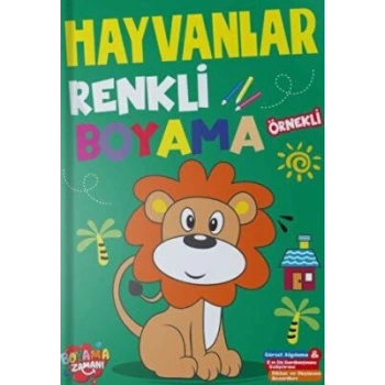 Renkli Boyama Sevimli Hayvanlar - Revzen Kitap