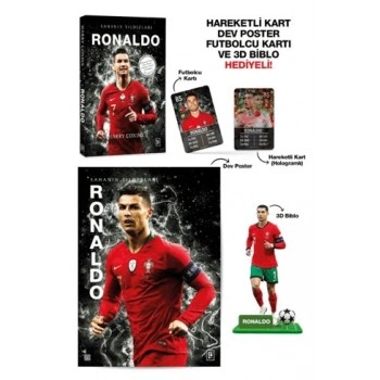 Ronaldo-Sahanın Yıldızları -(3D Biblo Hediyeli-Futbol)- Harry Coninx - Parodi Yayınları