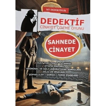 SAHNEDE CİNAYET - DEDEKTİF ÇÖZME OYUNU - MT DEDEKTİFLİK