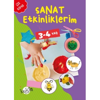 Sanat Etkinliklerim 3-4 Yaş-Kukla Yayınları