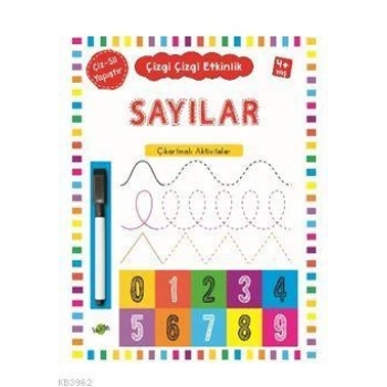 Sayılar 4+ Yaş Çizgi Çizgi Etkinlik - Kukla Yayınları