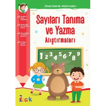 Sayıları Tanıma ve Yazma Alıştırmaları -Okul Öncesi- Bıcırık Yayınları