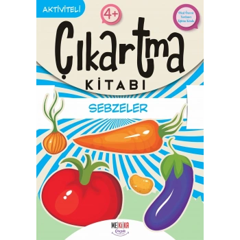 Sebzeler-Çıkartma Kitabı - Mekika Yayıncılık
