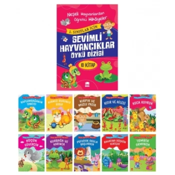 Sevimli Hayvancıklar Öykü Dizisi - 10 Kitap Takım - Ema Yayınları